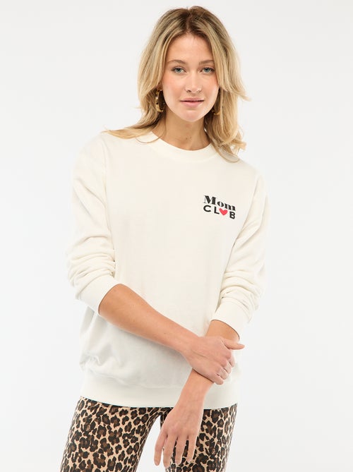 Borstvoedingssweatshirt - Kiabi Borstvoedingssweatshirt - Kiabi