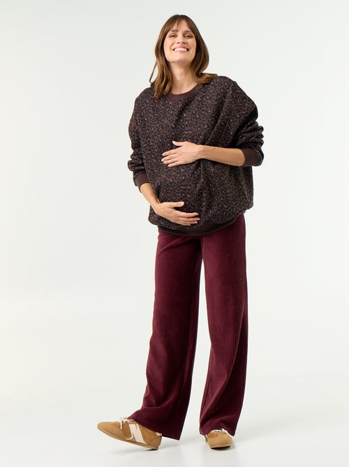 Borstvoedingssweatshirt met print - Kiabi