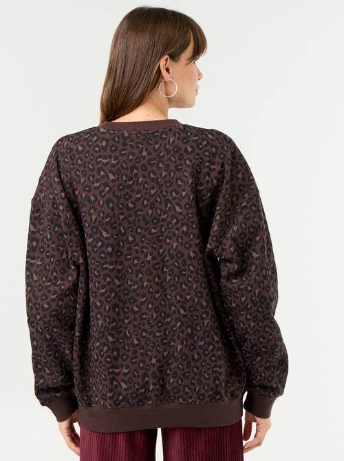 Borstvoedingssweatshirt met print - Kiabi