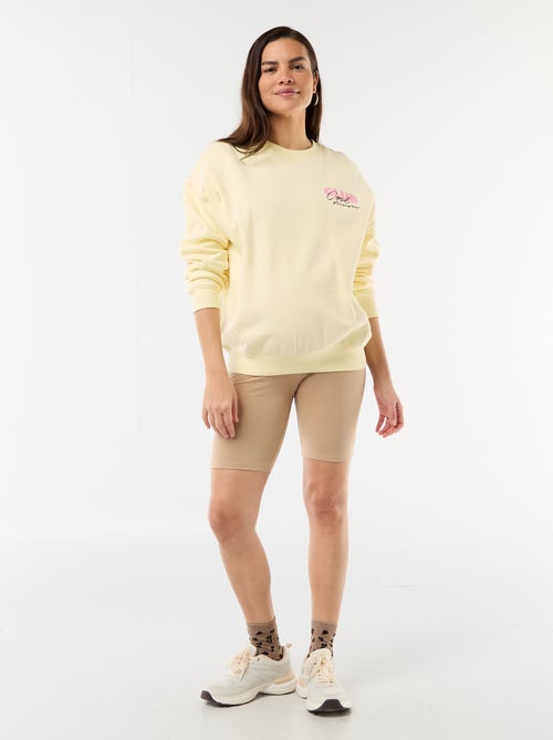 Borstvoedingssweatshirt met print - Kiabi
