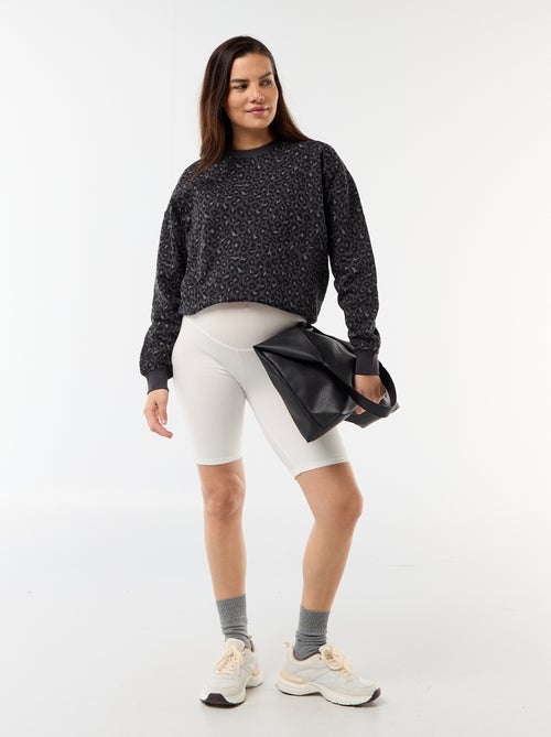 Borstvoedingssweatshirt met print - Kiabi
