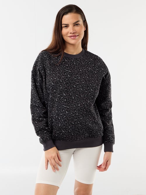 Borstvoedingssweatshirt met print - Kiabi
