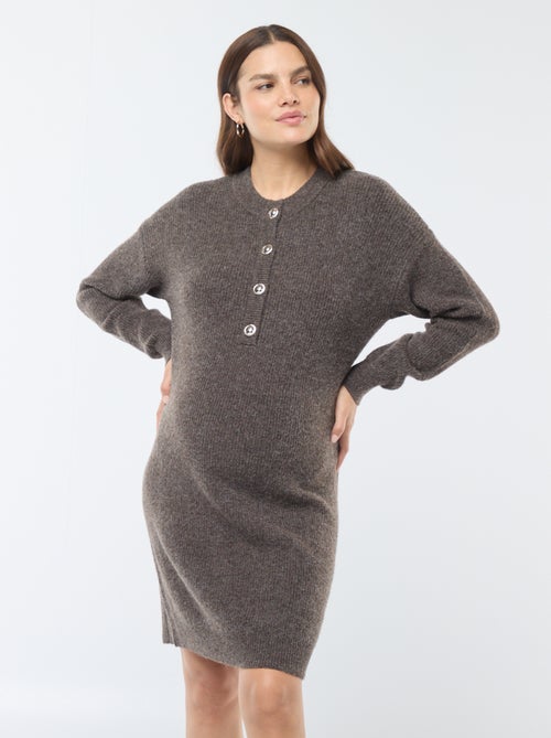Borstvoedingstrui-jurk met knoopsluiting - Kiabi