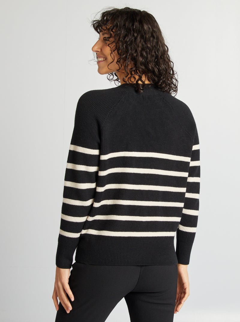 Borstvoedingstrui met knoopsluiting ZWART - Kiabi