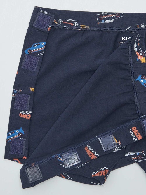 Boxershort met klittenbandsluitingen - gemakkelijk aan te trekken collectie - Kiabi