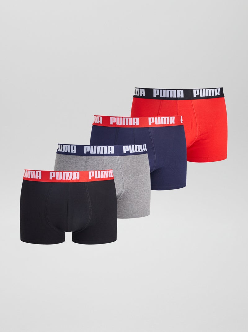 Boxershorts 'Puma' - Set van 4 ROOD - Kiabi