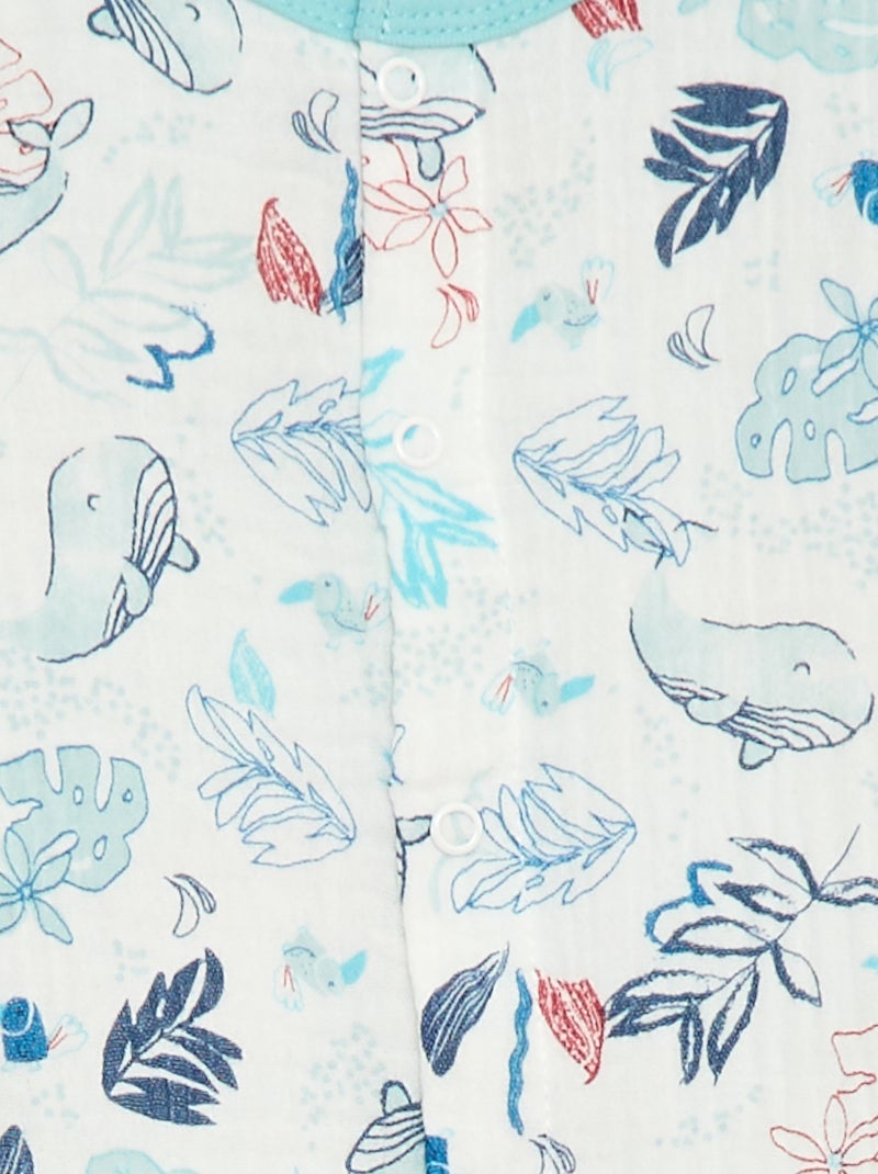 Boxpakje met korte mouwen 'Petit Béguin' Groen - Kiabi