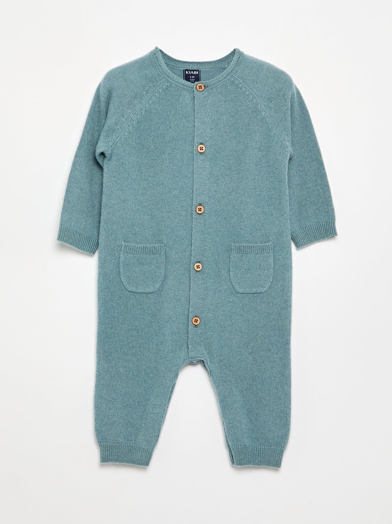 Boxpakje van wol en kasjmier - Premium Blauw - Kiabi