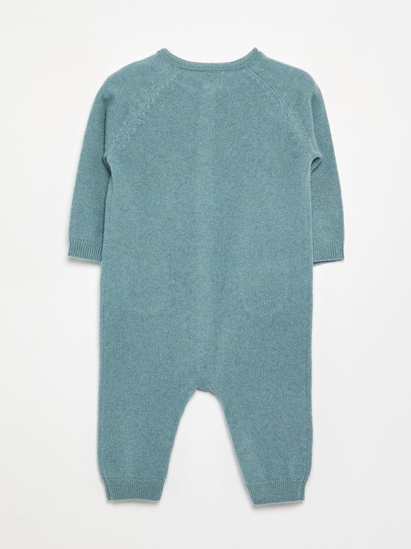 Boxpakje van wol en kasjmier - Premium Blauw - Kiabi