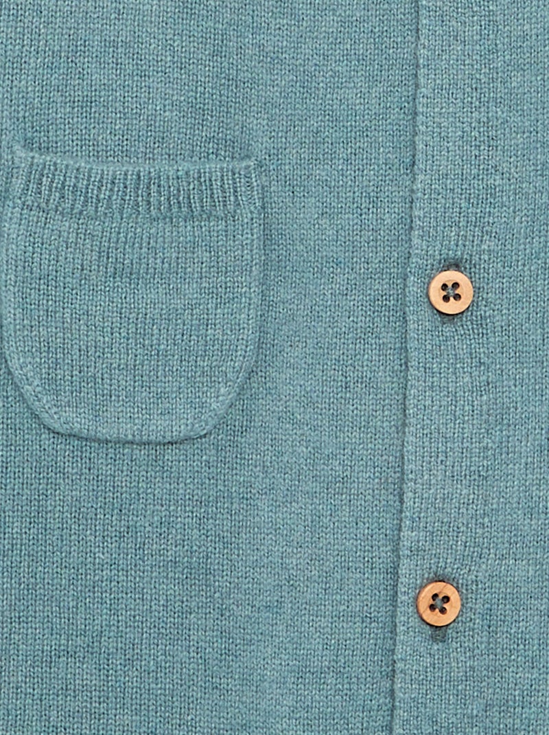 Boxpakje van wol en kasjmier - Premium Blauw - Kiabi