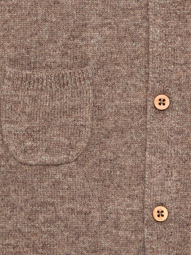 Boxpakje van wol en kasjmier - Premium Bruin - Kiabi