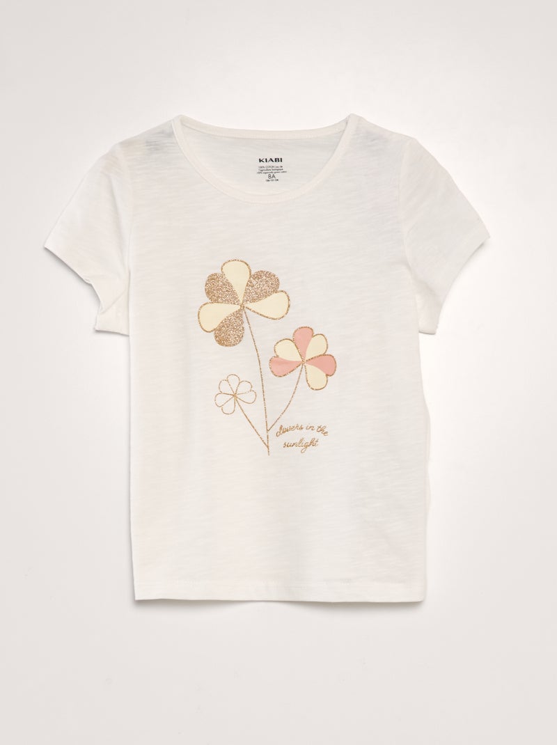 Boxy T-shirt WIT - Kiabi