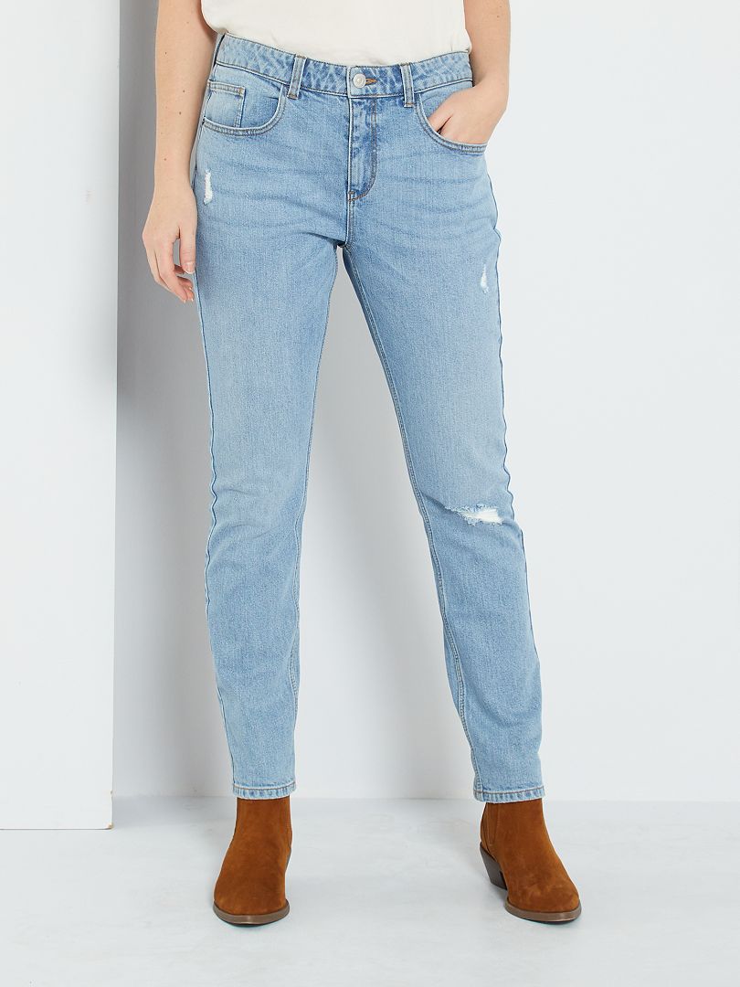 Verbeelding Toeschouwer Vochtig Boyfriend jeans 'Ecodesign' - BLAUW - Kiabi - 18.00€