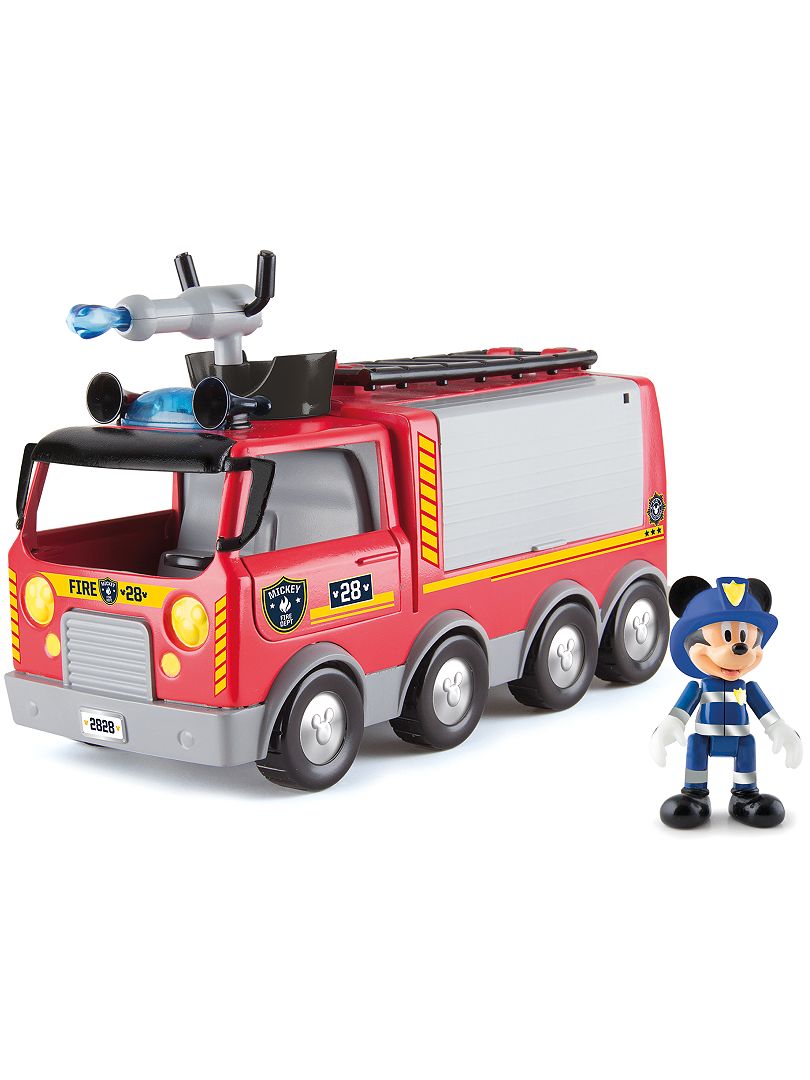 Brandweerwagen van 'Mickey' rood - Kiabi