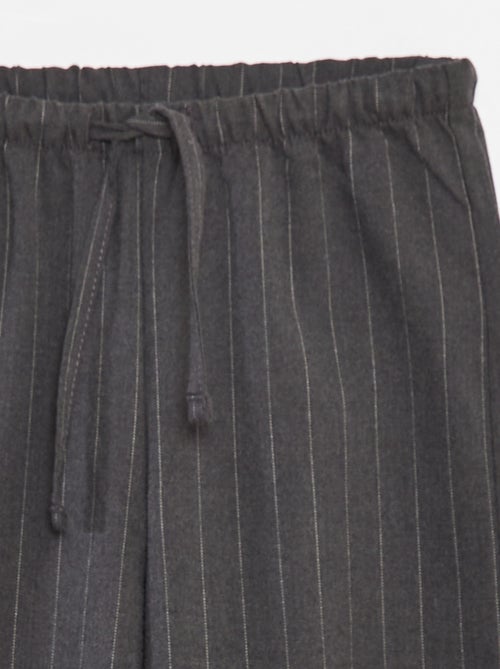 Brede broek met elastische tailleband en 2 zakken - Kiabi