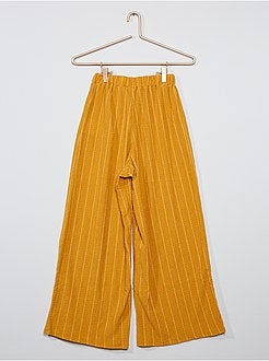 Brede broek met strepen - Kiabi