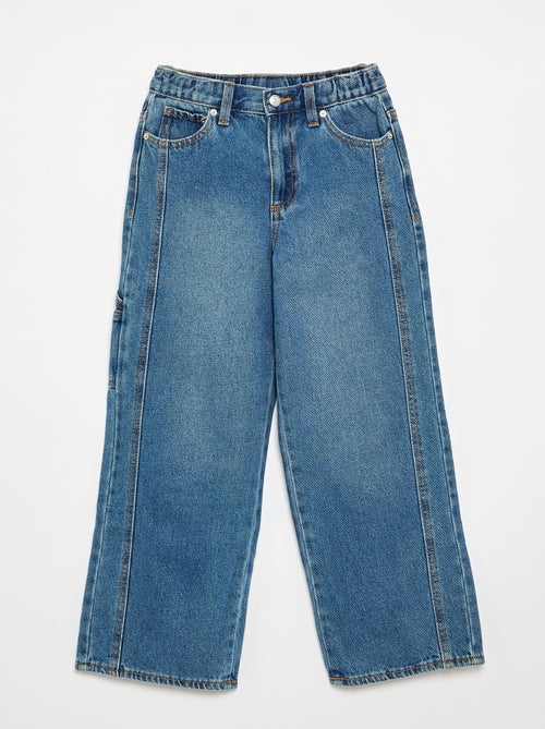 Brede denim broek - Kiabi