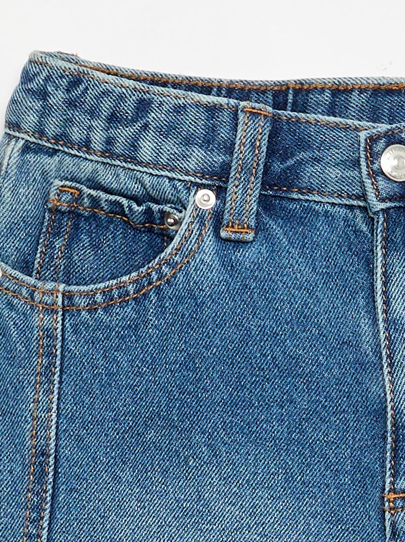 Brede denim broek Blauw - Kiabi