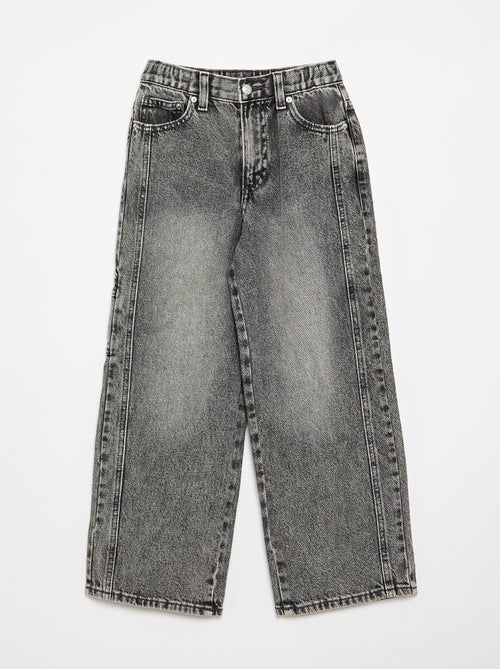 Brede denim broek - Kiabi