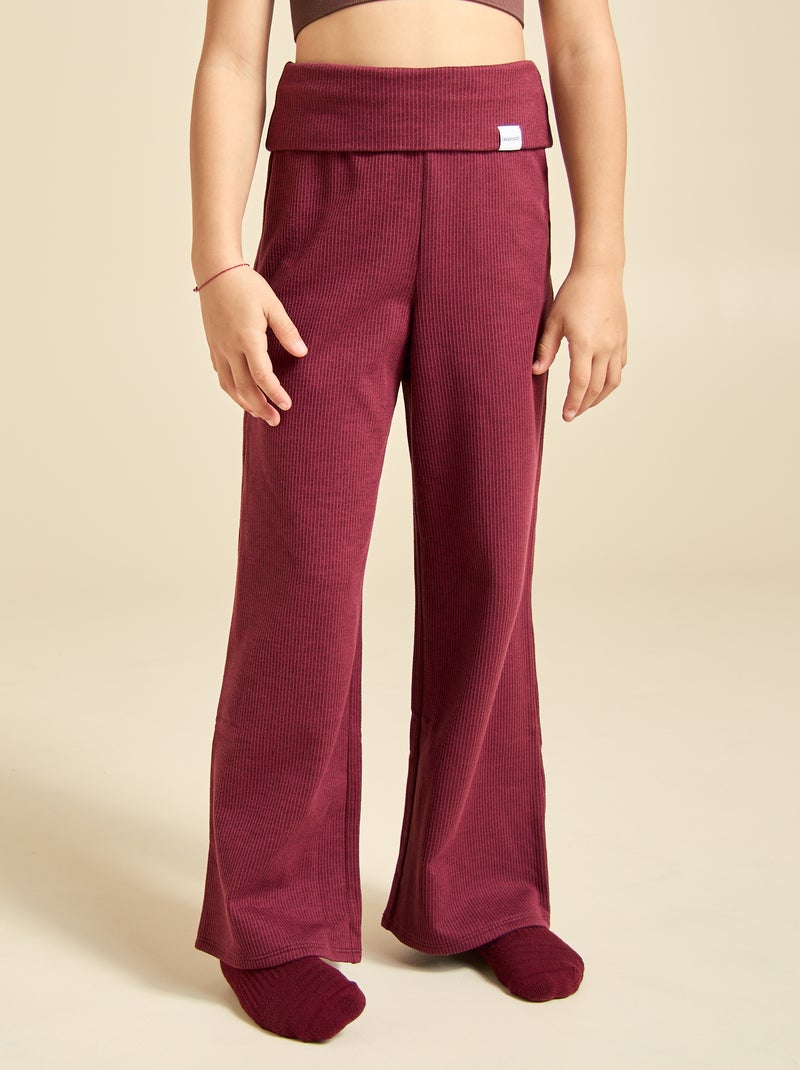 Brede multisportbroek (ekstract) Rood - Kiabi