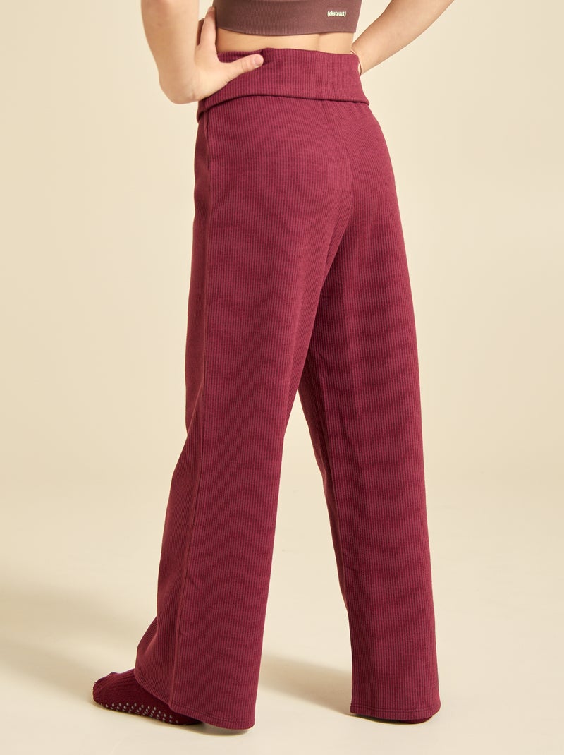 Brede multisportbroek (ekstract) Rood - Kiabi