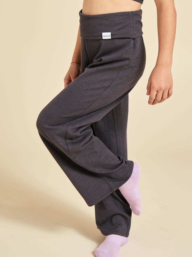Brede multisportbroek (ekstract) Zwart - Kiabi
