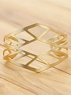 Brede, opengewerkte armband - Kiabi