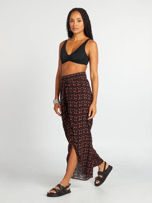 Brede strandbroek met print - Kiabi