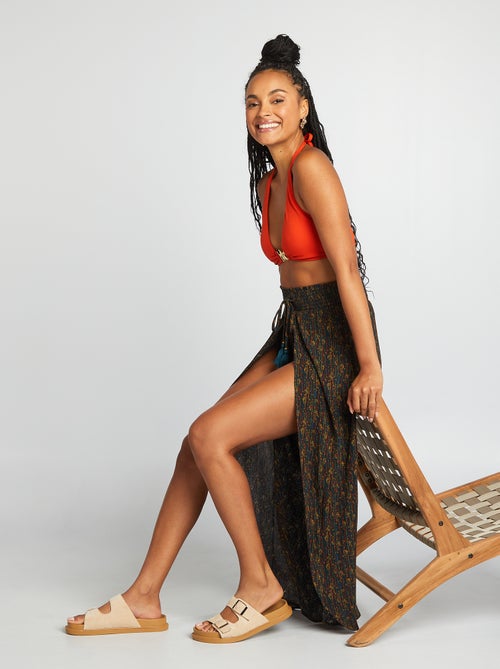 Brede strandbroek met print - Kiabi