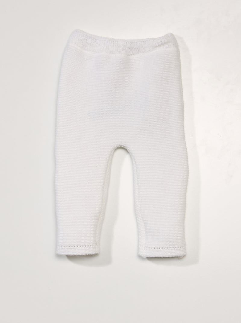 Broek - La Manufacture de Layette - Made in France wit - Kiabi