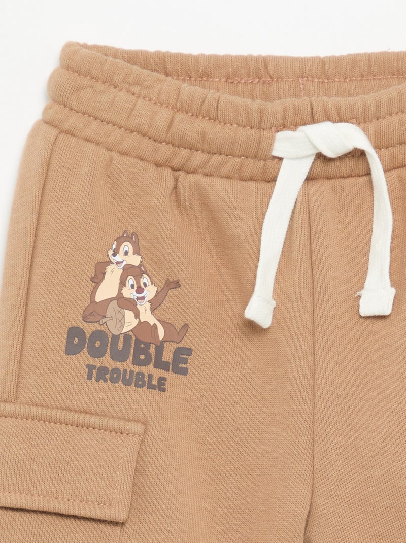 Broek "Disney" met cargozakken Biege - Kiabi