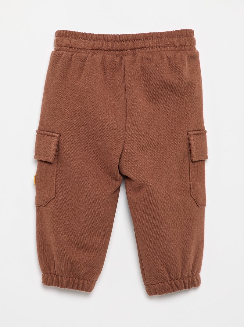 Broek 'Disney' met cargozakken Bruin - Kiabi