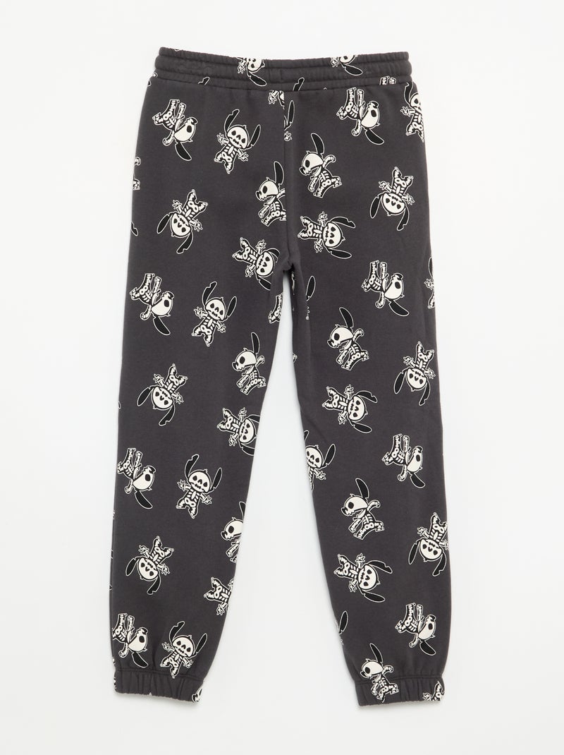 Broek 'Halloween' 'Disney' 'Stitch' Zwart - Kiabi