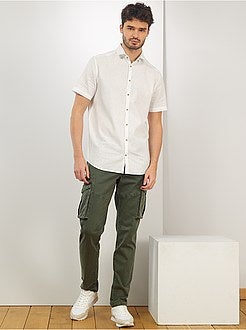 Heren TALL (> 190cm) - Broek in battlestijl L36 +1m90 - Kiabi