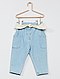     Broek in denim stil met sierstrikje afbeelding 1
