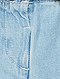     Broek in denim stil met sierstrikje afbeelding 3
