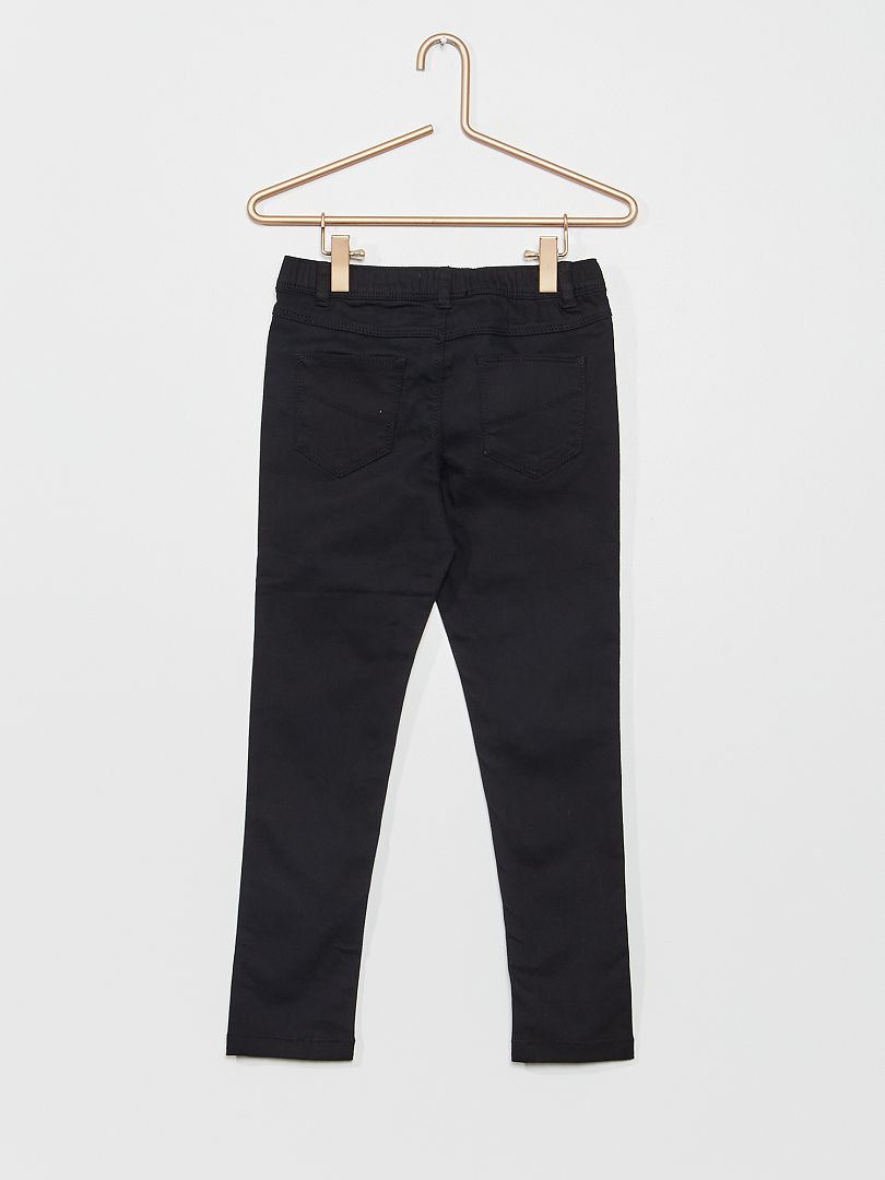 Broek in jeggingstijl zwart - Kiabi