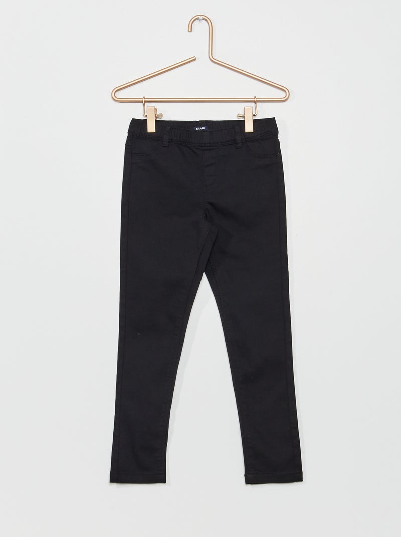 Broek in jeggingstijl zwart - Kiabi