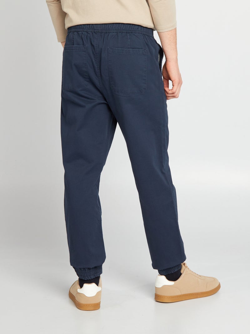 Broek in joggingstijl BLAUW - Kiabi