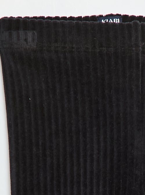 Broek in leggingstijl van velours - Kiabi