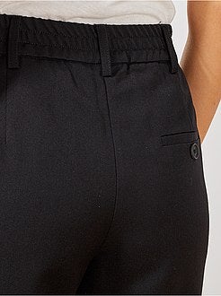 Broek in wortelmodel met een riem - Kiabi