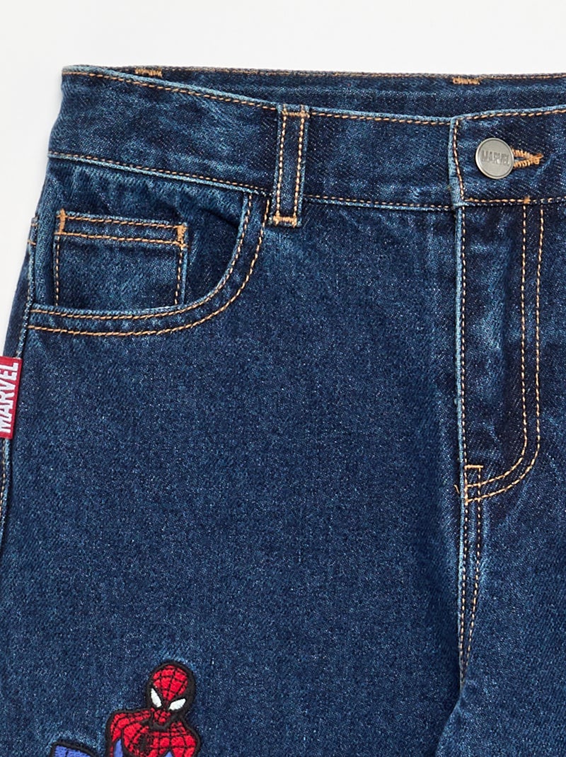 Broek 'Marvel' 'Spiderman' van denim Blauw - Kiabi