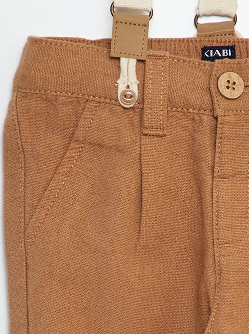 Broek met bretellen - Kiabi