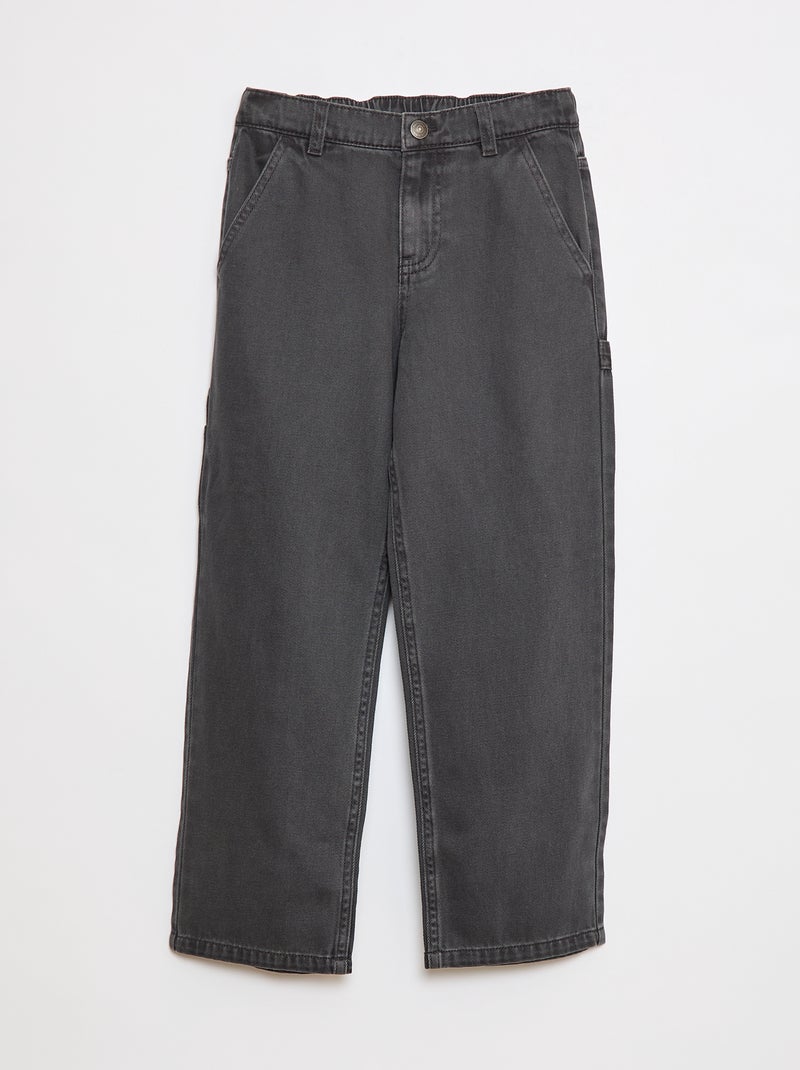 Broek met meerdere zakken Zwart - Kiabi