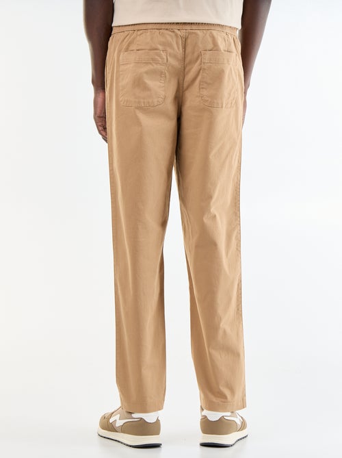 Broek met perzikhuid-effect - Kiabi