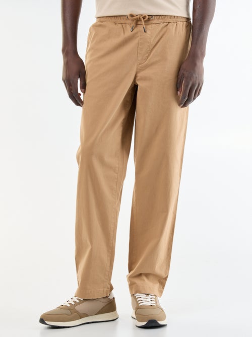 Broek met perzikhuid-effect - Kiabi