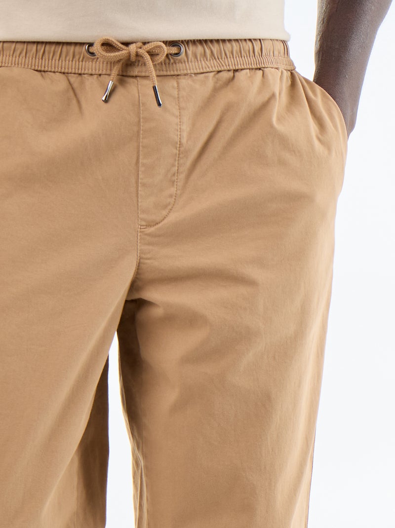 Broek met perzikhuid-effect Biege - Kiabi