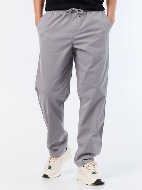 Broek met perzikhuid-effect - Kiabi