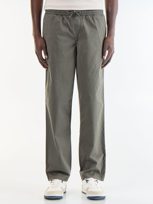 Broek met perzikhuid-effect - Kiabi