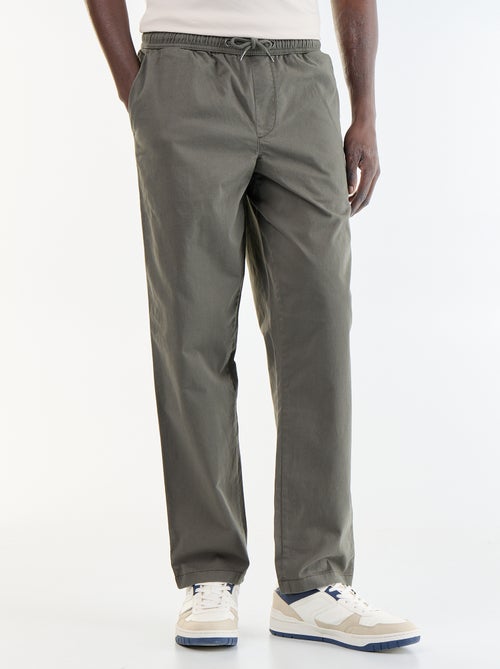 Broek met perzikhuid-effect - Kiabi